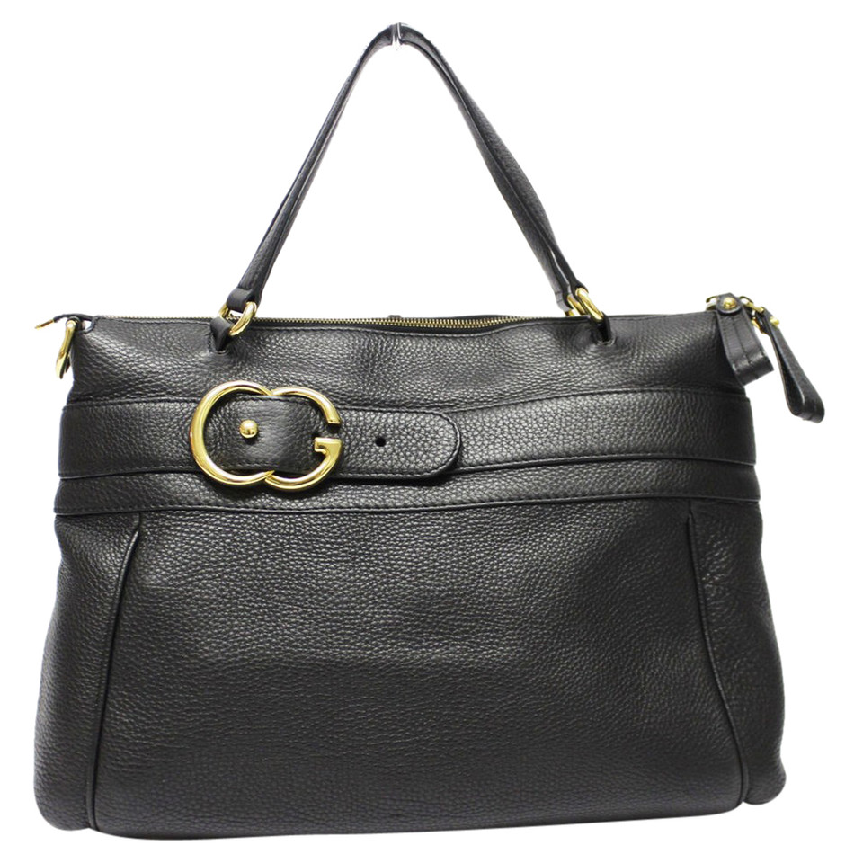 Gucci Shopper in Pelle in Nero