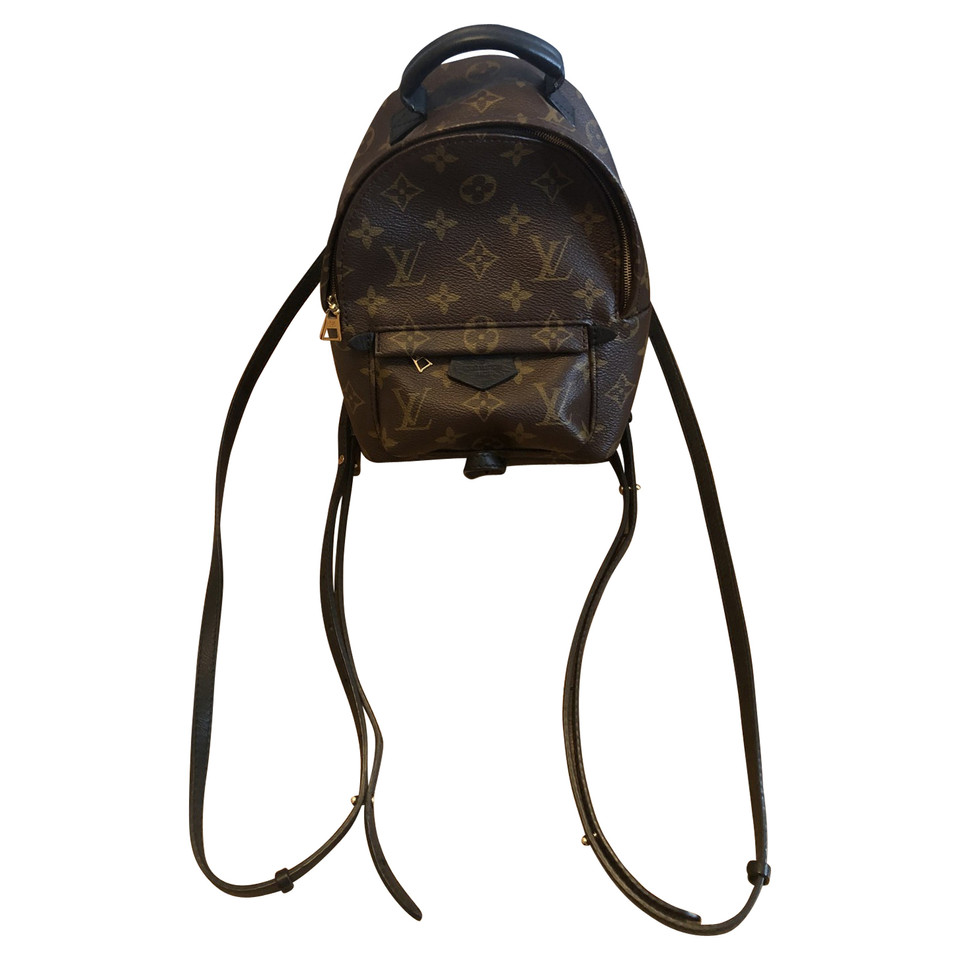 Louis Vuitton Palm Springs Backpack in Tela in Marrone