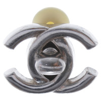 Chanel Ohrclips mit Logo