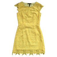 Bcbg Max Azria Yellow Lace Dress