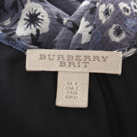 Burberry zijden jurk met een bloemmotief