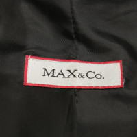 Max & Co Satin Blazer in Black