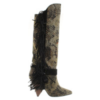 Isabel Marant Boots with python print