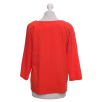 French Connection top in coral red