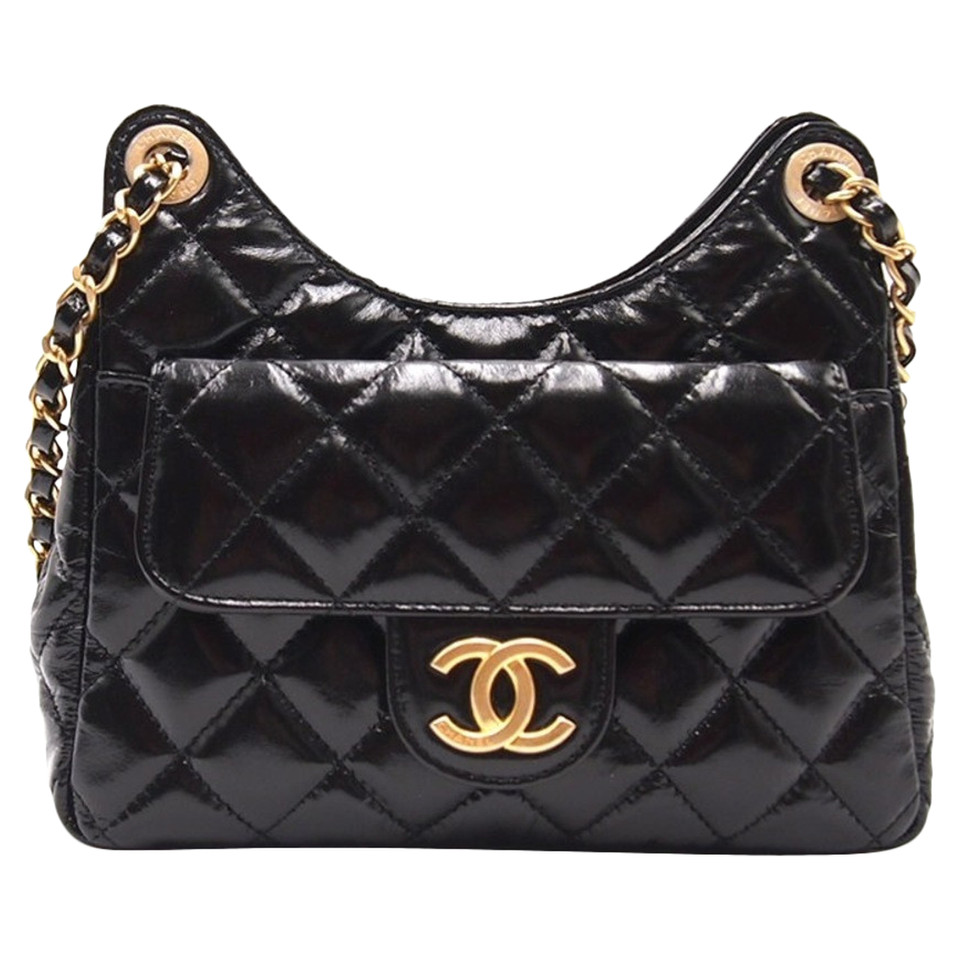 Chanel Flap Bag in Pelle in Nero