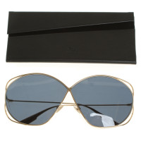 Christian Dior Sonnenbrille in Blau/Gold