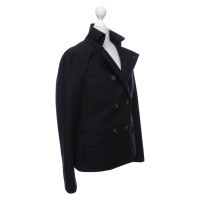 Salvatore Ferragamo Jacket/Coat Wool in Blue