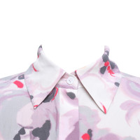 Reiss Zijden blouse met patroon