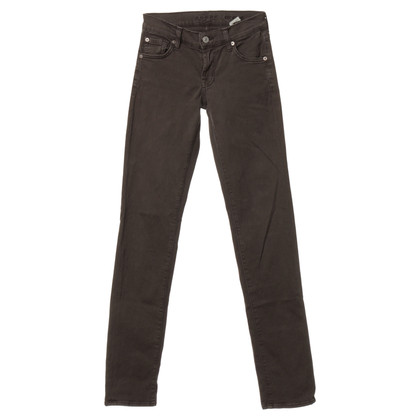 7 For All Mankind Jeans "Roxanne" in verde oliva 