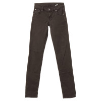 7 For All Mankind Jeans "Roxanne" in Oliv Grün 
