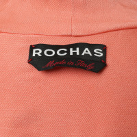 Rochas Blusenkleid in Lachsfarben