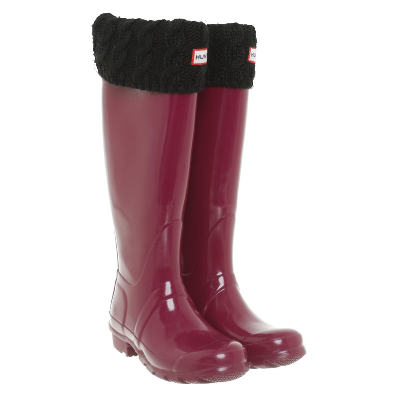 Hunter Boots in Fuchsia buy used for 60 