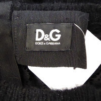 D&G Robe en maille avec des inserts en dentelle