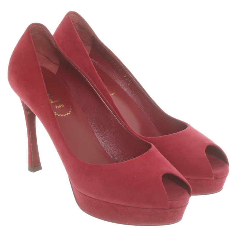 saint laurent shoes red