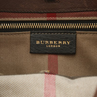 Burberry Handbag Leather in Violet