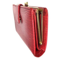 Louis Vuitton 'Billets Viennois Epi' in pelle rossa 