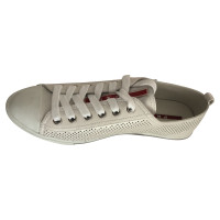 Prada Lace-up shoes Leather in White