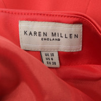 Karen Millen Robe & clutch en rouge