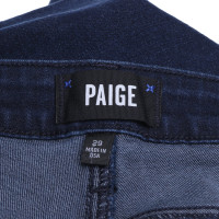 Paige Jeans Jean "Flora" bleu foncé