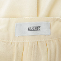 Closed Zijden blouse in abrikoos
