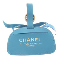 Chanel Address Tag in Blue