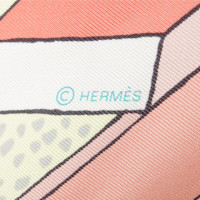 Hermès Sciarpa di seta con stampa grafica