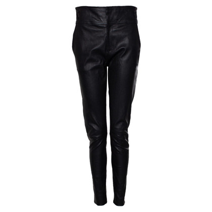 Dna Amsterdam Trousers Leather in Black