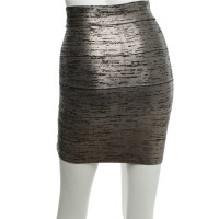 Bcbg Max Azria Metallic Mini Skirt