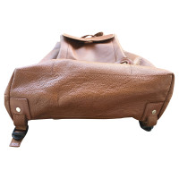 Longchamp leather backpack