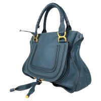 Chloé Marcie Bag Medium Leer in Blauw