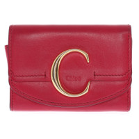 Chloé Täschchen/Portemonnaie aus Leder in Rosa / Pink