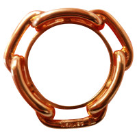 Hermès Gold-colored towel ring