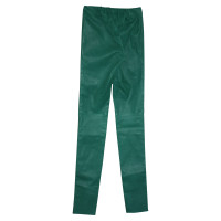 Joseph Trousers Leather in Green