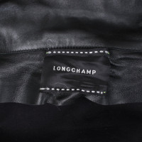 Longchamp Jas/Mantel Leer in Zwart