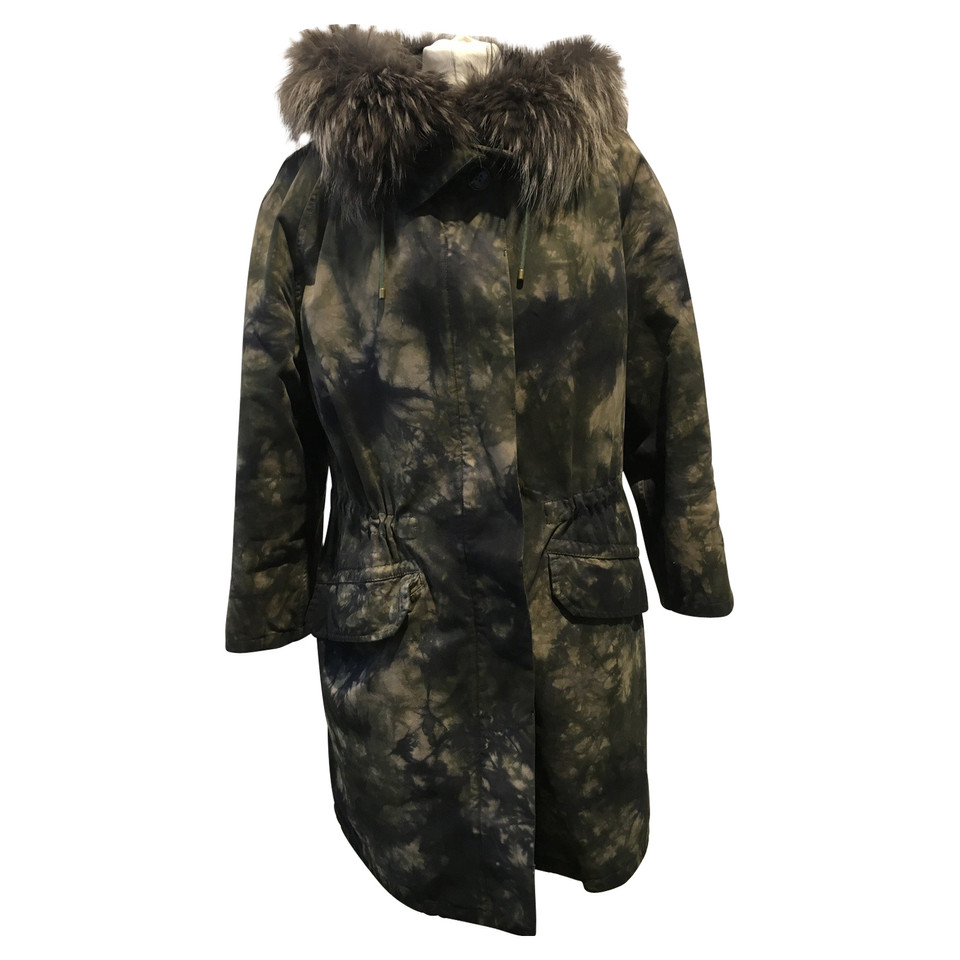 Yves Salomon Parka con rifiniture in pelliccia