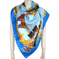 Versace Scarf/Shawl Silk in Blue