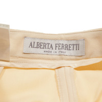 Alberta Ferretti Paire de Pantalon en Beige