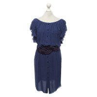Escada Dress Silk in Blue