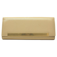 Yves Saint Laurent Clutch Bag Leather in Beige