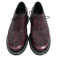 Jil Sander Lace-up shoes Leather in Bordeaux