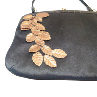 Emanuel Ungaro Evening bag with gold leaves
