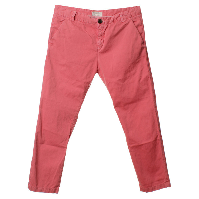 Current Elliott Pants in coral red