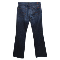 7 For All Mankind Bootcut Jeans in Blau