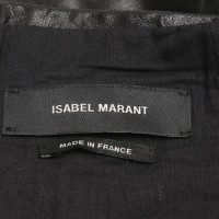 Isabel Marant gonna di pelle di colore nero