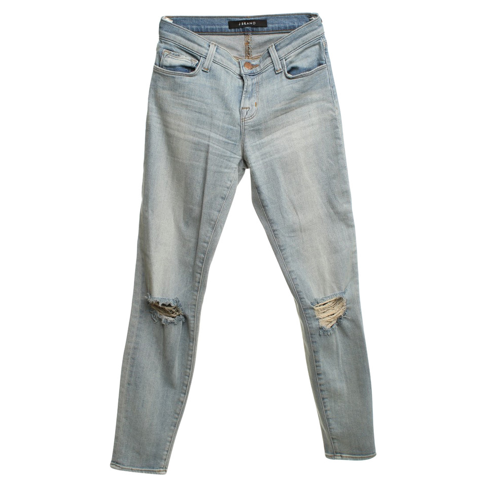 J Brand Skinny-Jeans in Hellblau