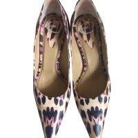 Just Cavalli Pumps/Peeptoes aus Leder