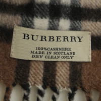 Burberry Sciarpa in cashmere in modello classico