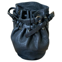 Alexander Wang Diego Bucket Bag Small en Cuir en Noir