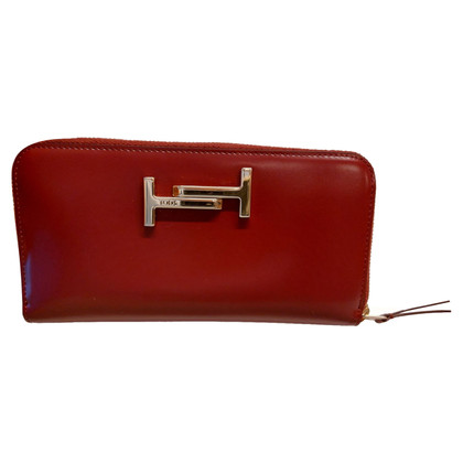 Tod's Bag/Purse Leather in Bordeaux