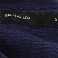 Karen Millen vestito lavorato a maglia in blu